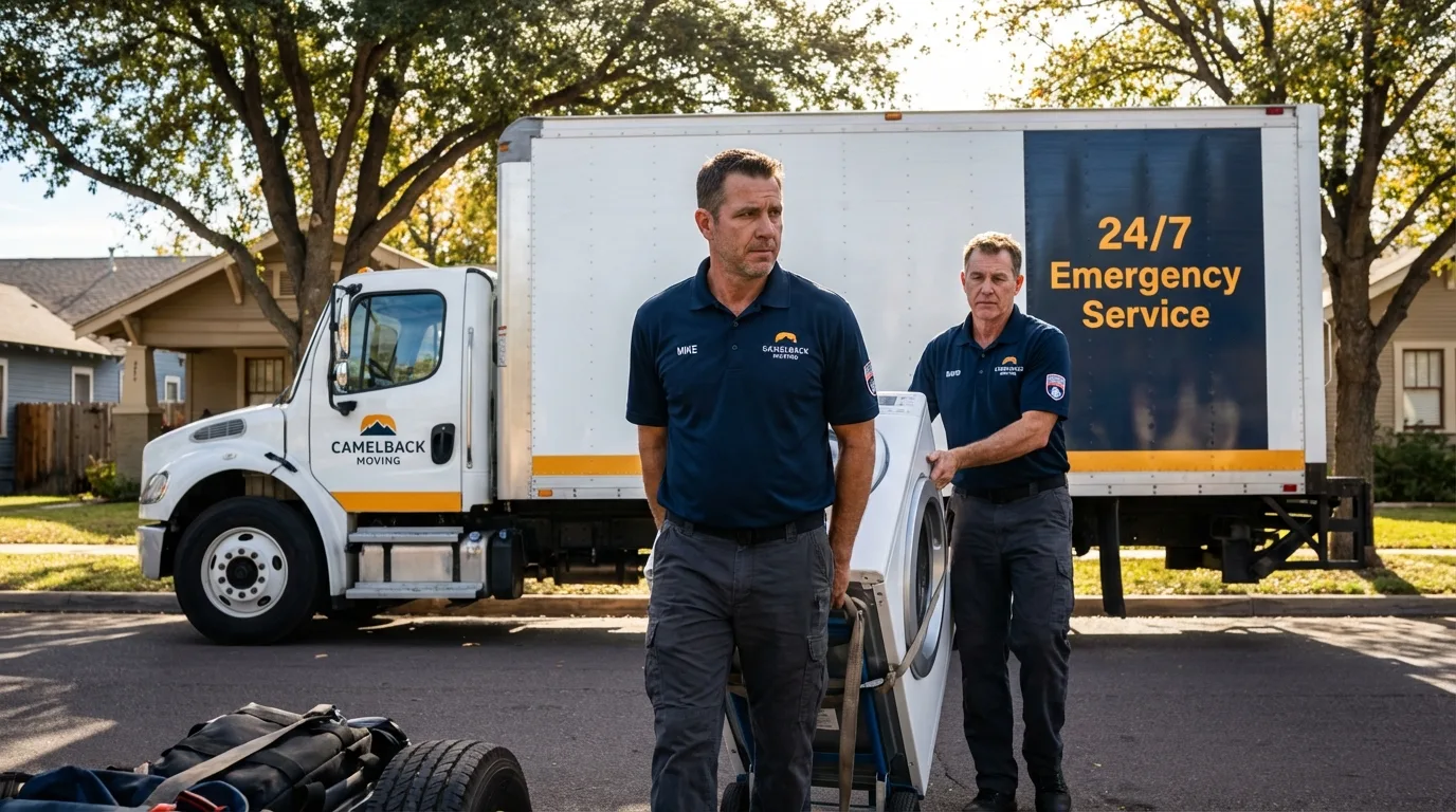 CamelBack Moving crew loading furniture in Union City, GA